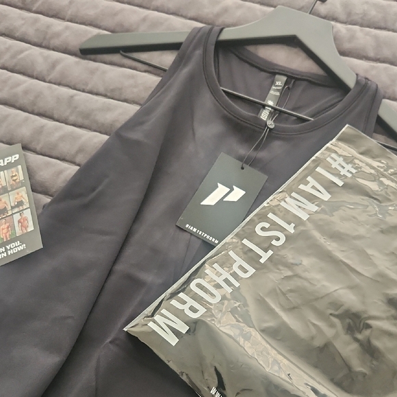 1st Phorm Black Athletic Tank Top - Picture 4 of 11